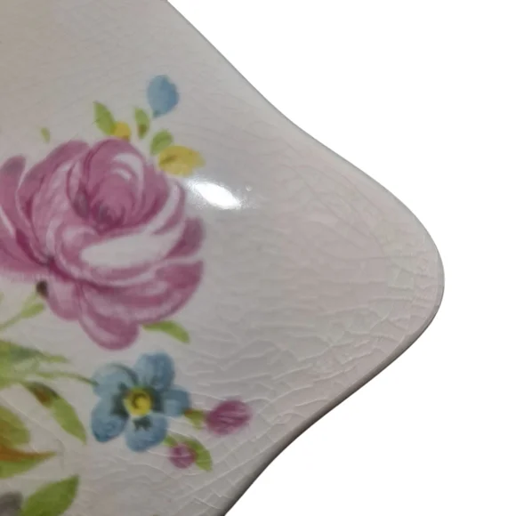 Vintage Jubilee Floral Bone China Trinket Lidded Dish Made In England - Picture 8 of 9